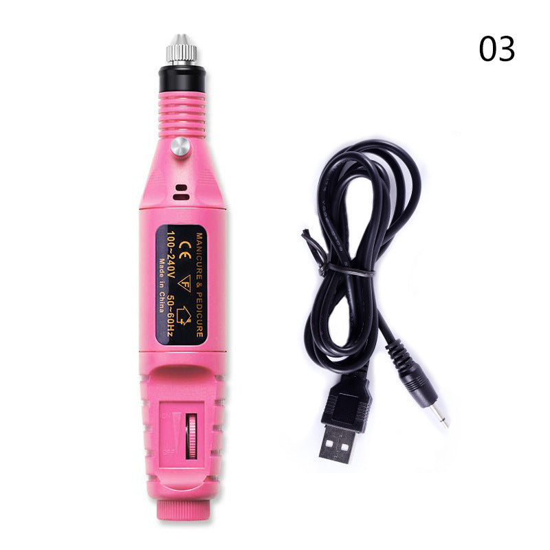 Electric Nail Drill Machine – USB Rechargeable Manicure & Pedicure Set