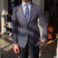 Single Row Gray Suit