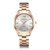 Rose Gold Shell White Face