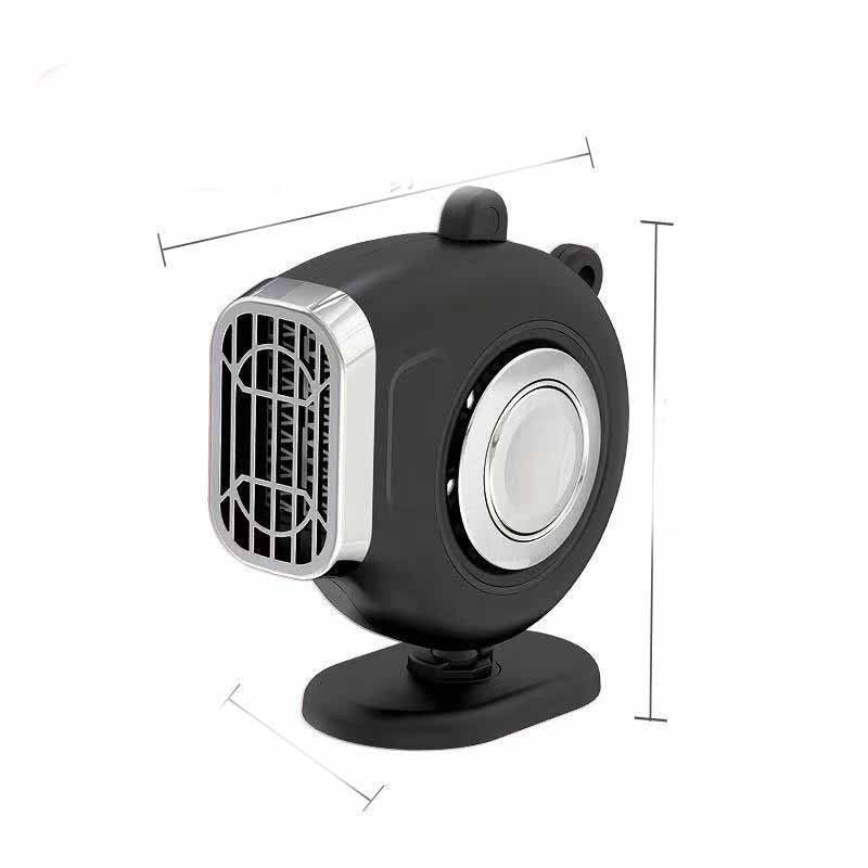 Warm and Cool Dual Use Car Heater Fan, Low Noise Defogger and Windscreen Demister
