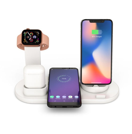 Charging Stand – 3-in-1 Wireless Charger for iPhone, Apple Watch & AirPods | 15W Fast, USB-C