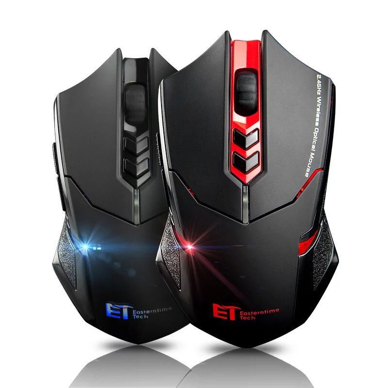 Silent Wireless Mouse with LED Backlight – Power-Saving, Rechargeable, 2.4G/Bluetooth
