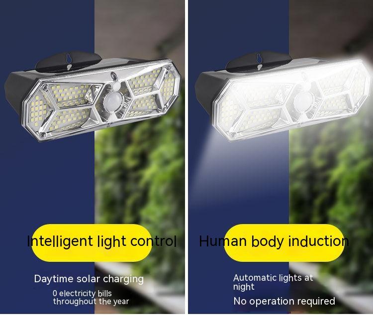 Solar Human Body Induction Lamp Outdoor Waterproof Street