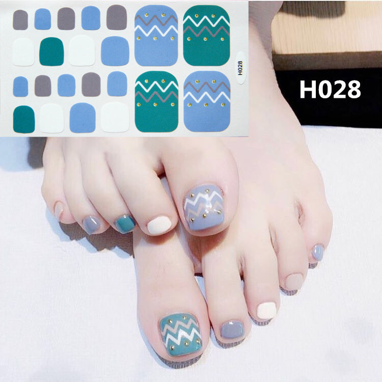 Toenail Sticker Mask Craft Summer