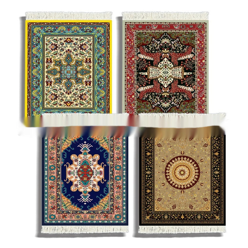 4 Sets Of Carpet Drinks Heat Insulation Coaster