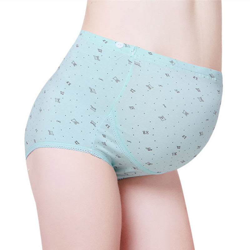 Maternity High-Waist Cotton Underwear – Adjustable Stomach Lift Pants