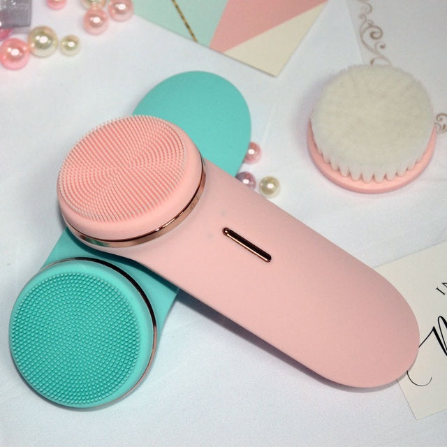 Silicone Electric Facial Cleansing Brush