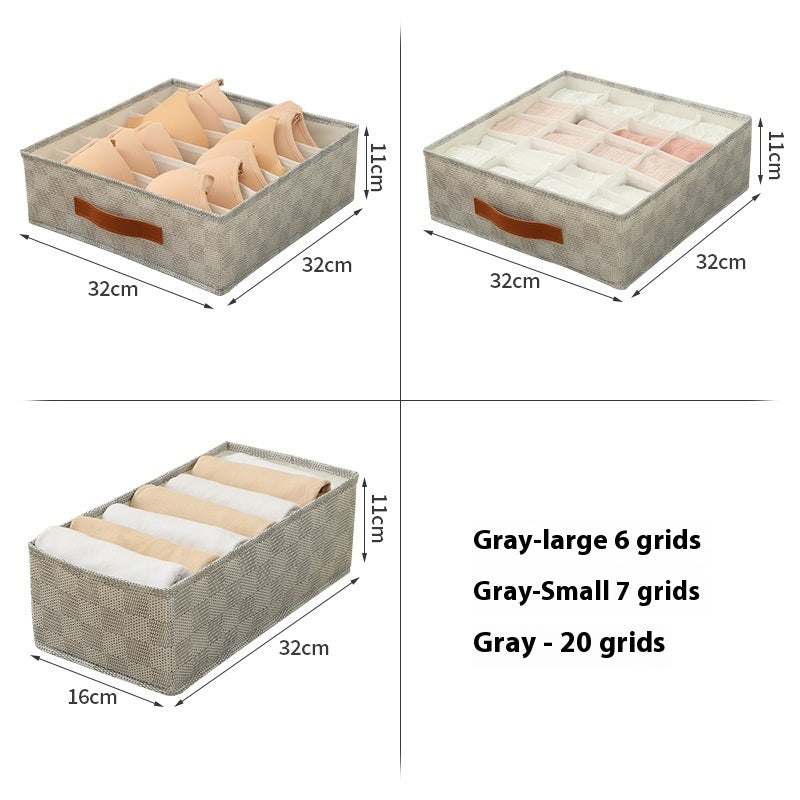 Multifunctional Home Underwear Storage Box Bedroom Underpants Drawer Compartment