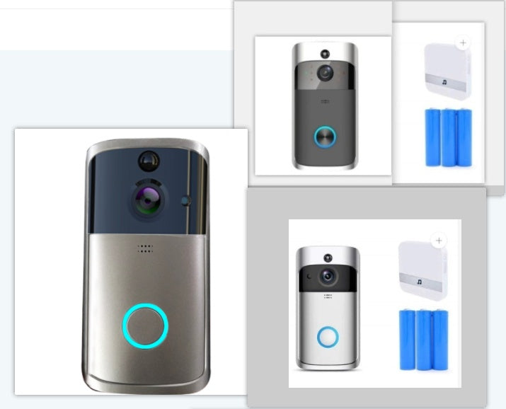 Wireless Smart Video Doorbell with Night Vision and HiSilicon Processor