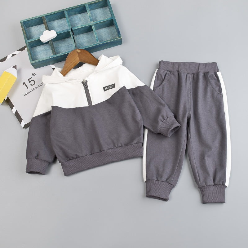 Children’s Hooded Sports Suit – Casual Hoodie and Pants Outfit