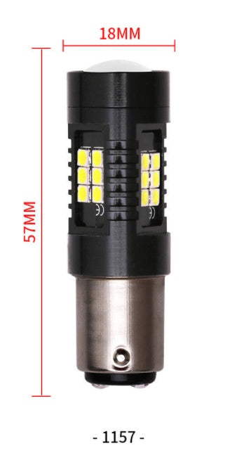 Automotive LED turn signal 1156 1157 BA15S 2835 3030 21SMD S25 reversing brake light