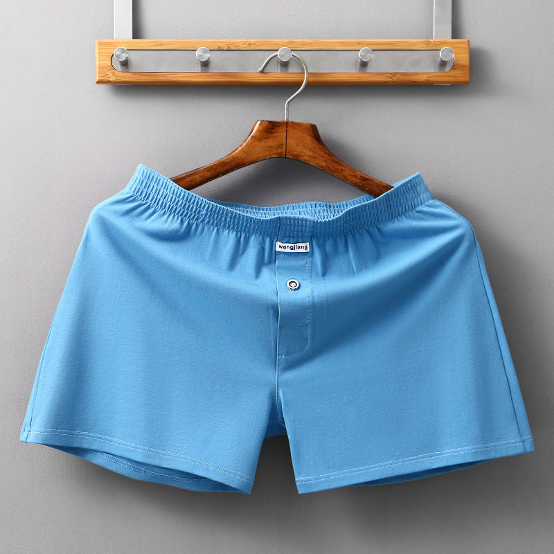 Cotton Men's Boxers Can Be Worn Outside And Breathable
