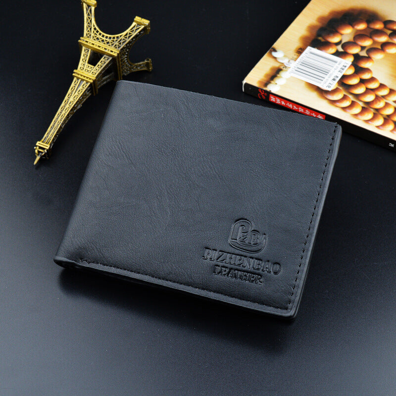 Unisex Short PU Wallet Slim Card Holder Compact Minimalist