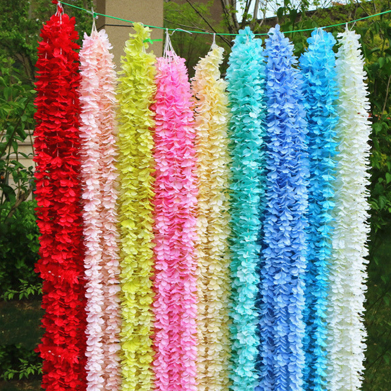 Orchid String Ceiling Petals Wedding Arrangement Hanging Home