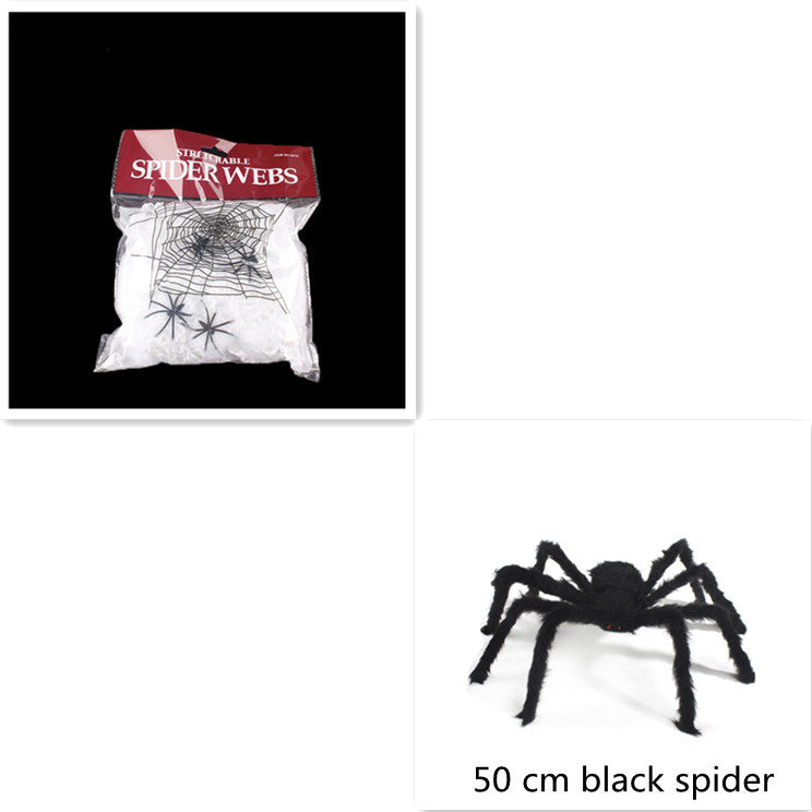 Halloween Supplies Ghost Festival Scene Props Spider Silk Spider Web Accessories