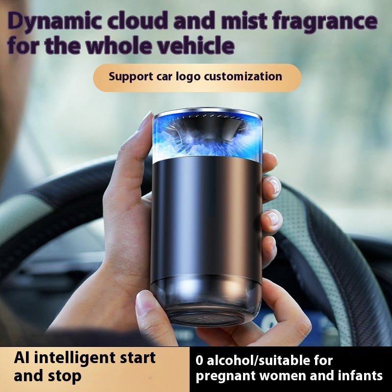 Car Aromatherapy Diffuser, Cloud Mist Air Freshener with Natural Fragrance for Cars, Trucks, RVs, and Sedans