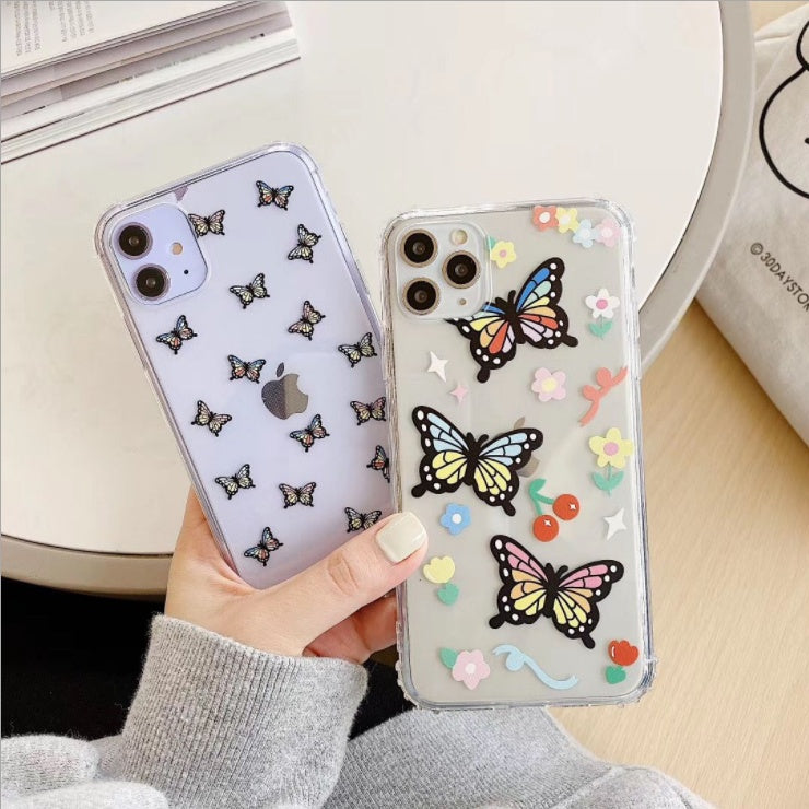 Color Butterfly Phone Case – Compatible with iPhone 12