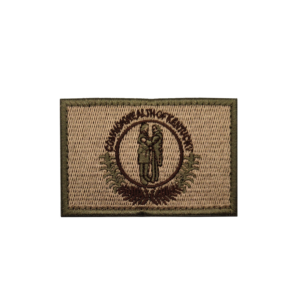 Embroidered Armband – Double-Sided Velcro Cloth Label for Uniforms