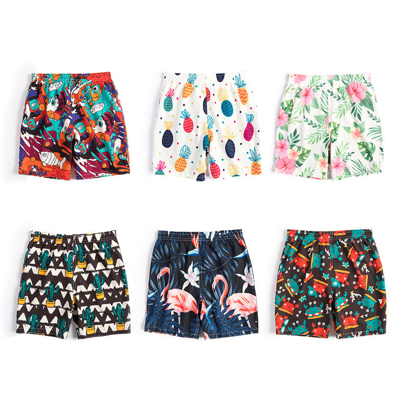 Children's Beach Shorts – Boxer Swimming Trunks