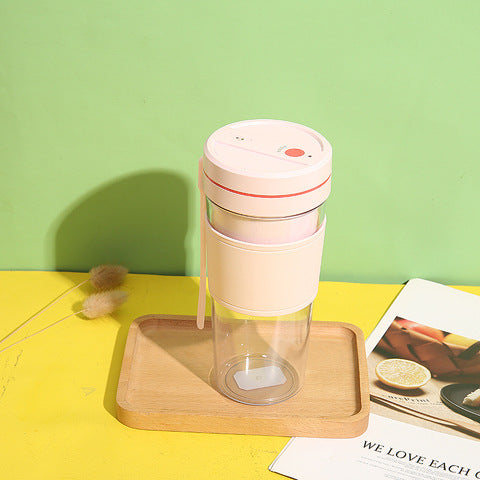 304 Stainless Steel Blade Portable Juicer Cup 350ml