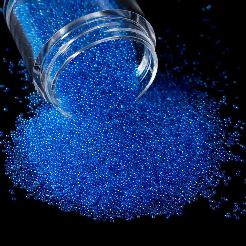 Transparent Micro Glass Bead Non-porous Magic Color Bubble Ornament