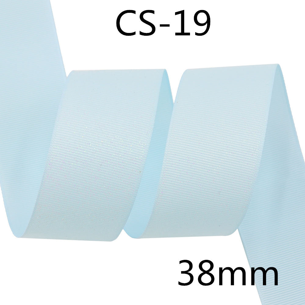 Silk Ribbon Gift Packaging Glitter Webbing 10 Yards