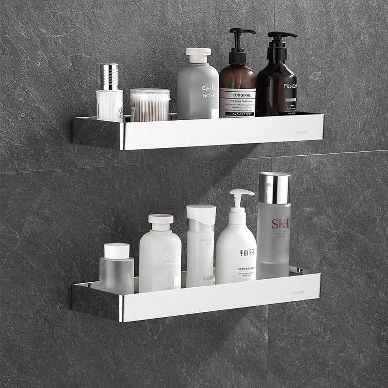 Mirror Front Bathroom Storage Rack – Wall-Mounted Organizer