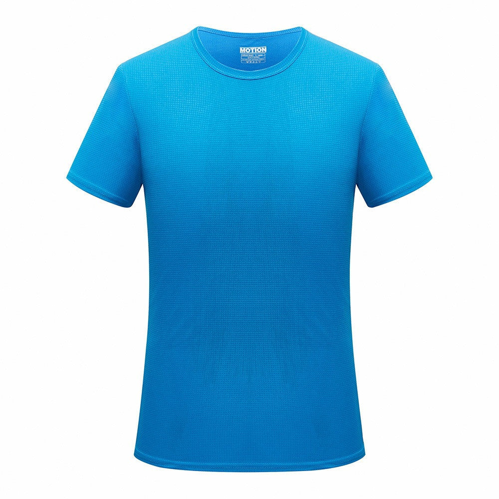 Mens Slim Fit Quick Dry T Shirt Solid Athletic For Running