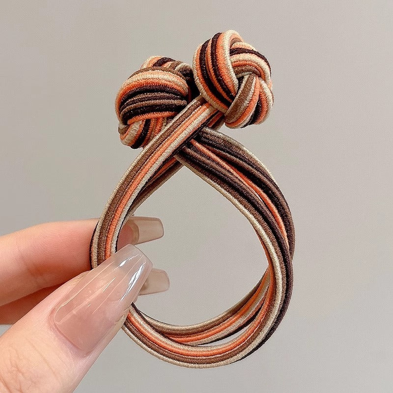 Head Rope Girls' Button High Elastic Color