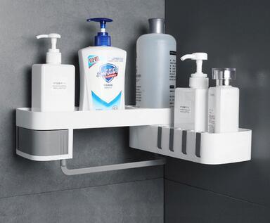 Bathroom Corner Shelf – Wall-Mounted Corner Organizer for Shower