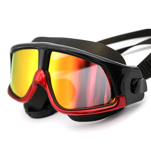 Silicone Anti Fog PC Lenses Swim Goggles for Adults