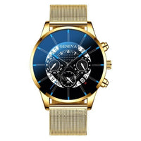 Gold and blue