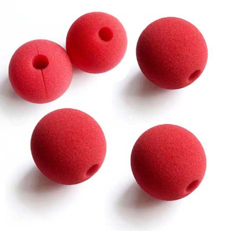 Clown Nose and Wig Set – Funny Red Big Nose Costume Props for Halloween, Children’s Day, and April Fool’s Day