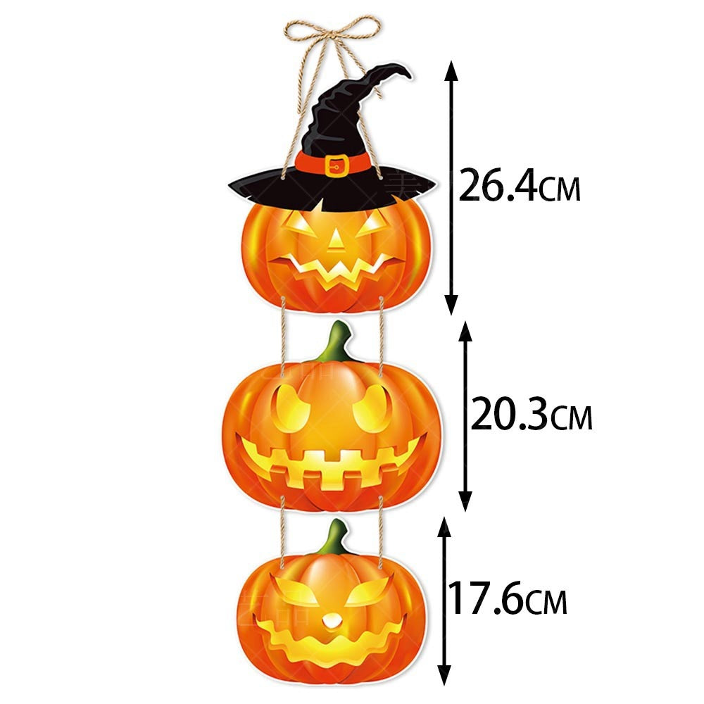 Halloween Party Decoration Pumpkin Bat Door Hanging