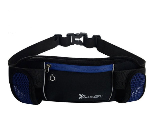Fitness Running Belt Bag – Waterproof Waist Pack with Bottle Holders