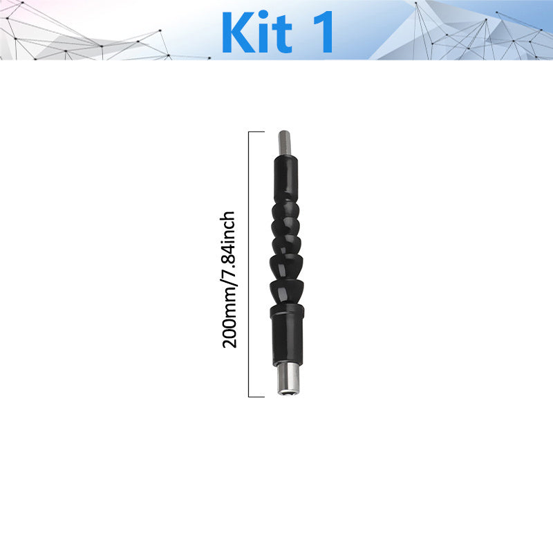 1/4" Hex Flexible Drill Bit Extension – Bendable Shaft, Magnetic