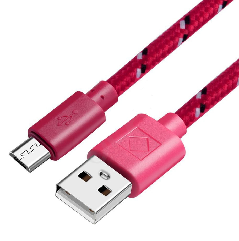 Woven Nylon Charging & Data Cable – Durable & Tangle-Free