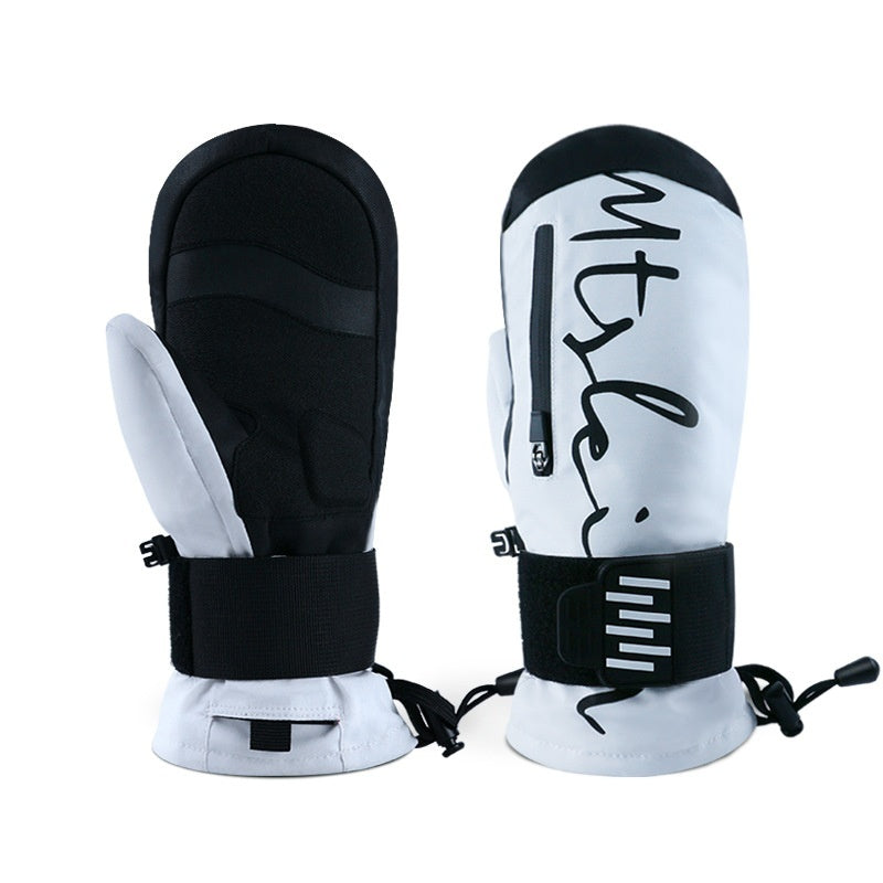 Men’s Waterproof Ski Gloves – Winter Warm with Fender
