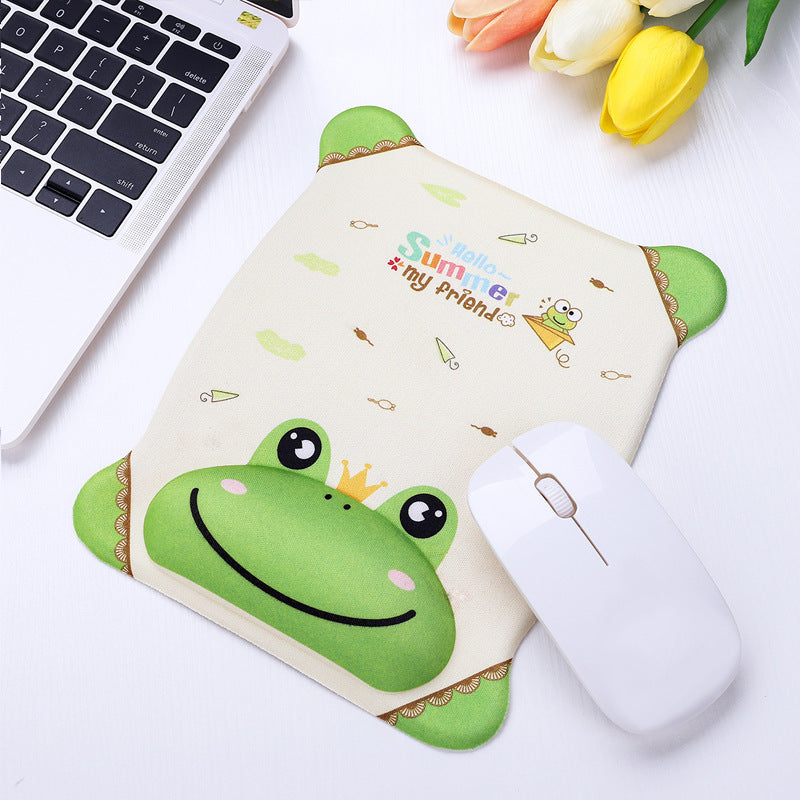 Cute Animal Print Mouse Pad – Non-Slip Rubber Base, Smooth Surface for Computer & Laptop