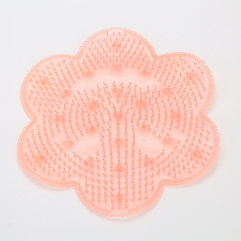 Silicone Bathroom Anti-Slip Massage Pad – Non-Slip Floor Mat with Foot Massage Design for Shower and Bath