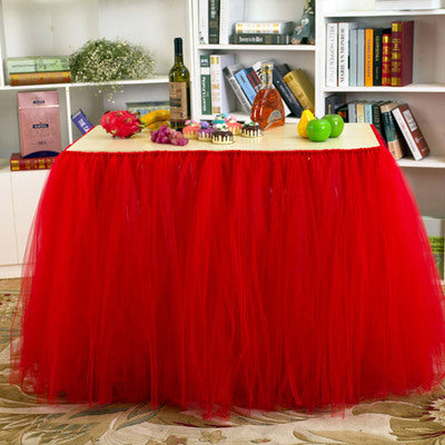 Elegant Party Tulle Tablecloth