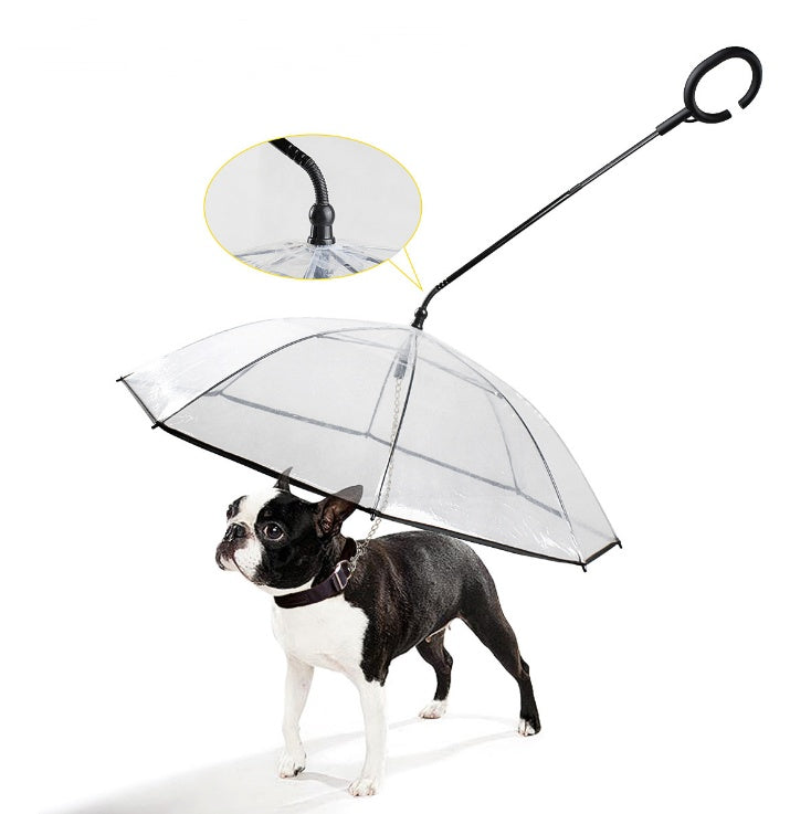 Clear C-Type Adjustable Pet Umbrella