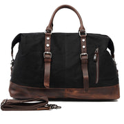 Oil Wax Crossbody Luggage Bag