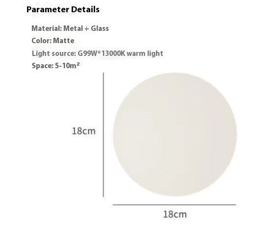Ball Minimalist Designer Model Glass Wall Lamp