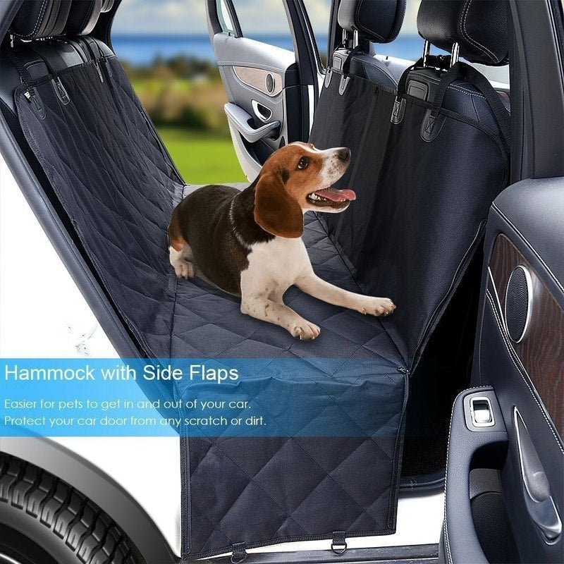 Thick Quilted Waterproof Pet Car Mat – Non-Slip Seat Cover