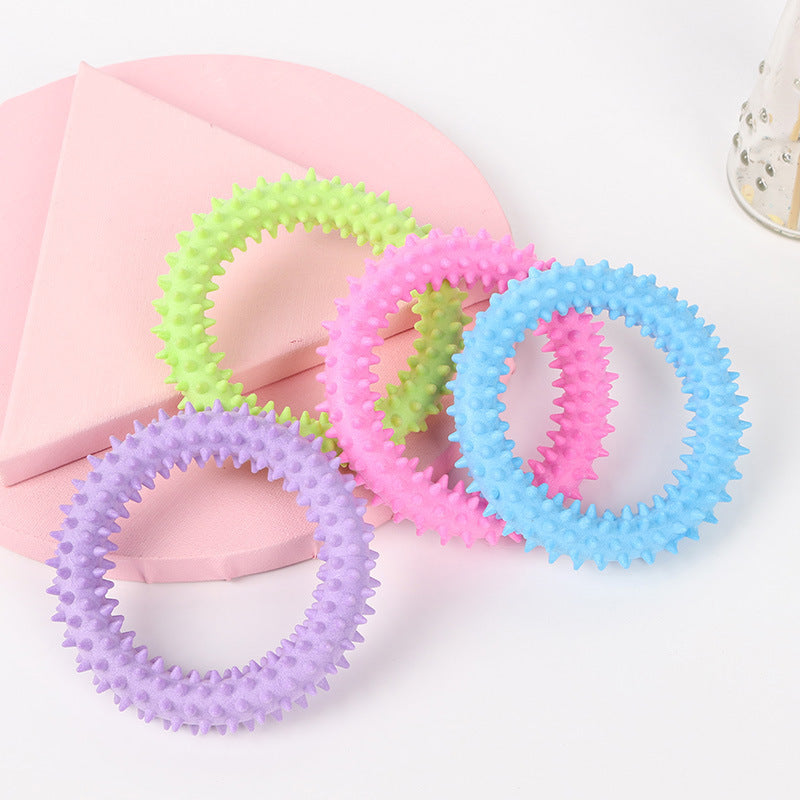 Floating Donut Rubber Bite-Resistant Molar Dog Toy