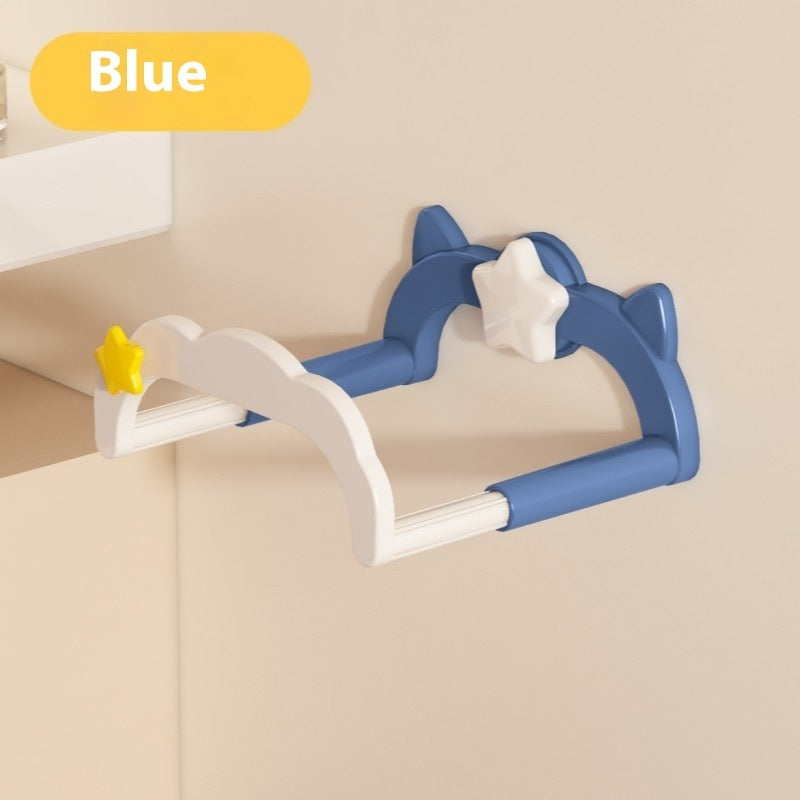 Cute Wall Hanging Punch-free Strong Load-bearing Washbasin Shelf