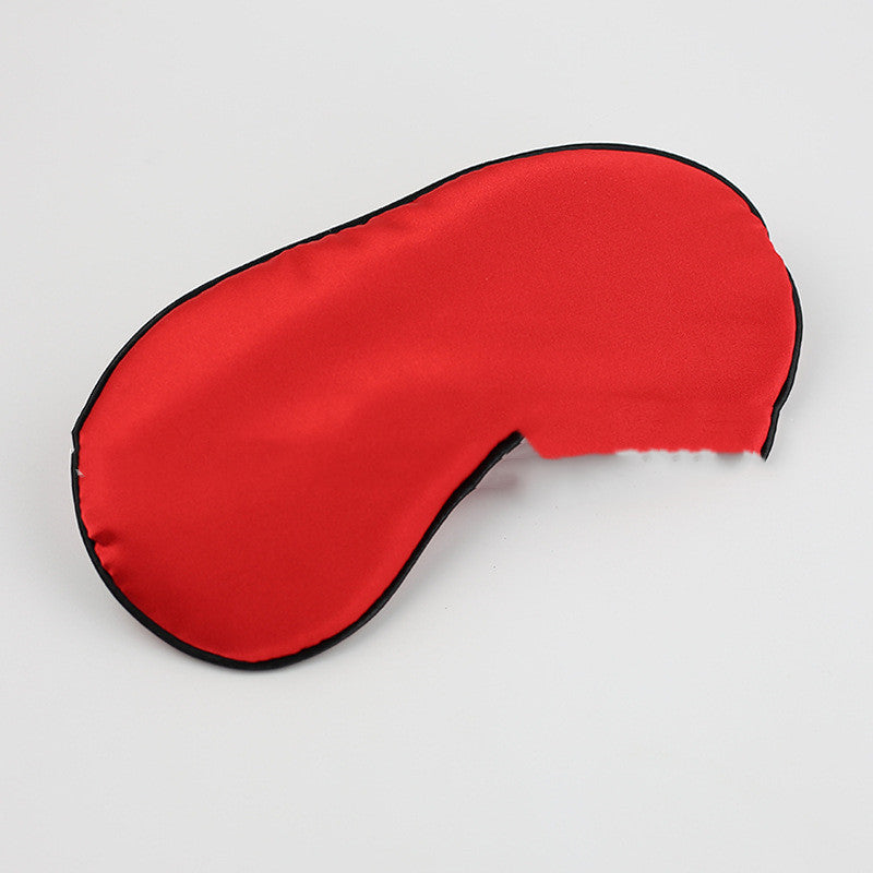 1Pc Silk Sleep Eye Mask – Padded Travel Blindfold for Relaxation & Shade Cover