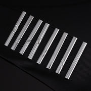 Men's Silver Short Tie Clip