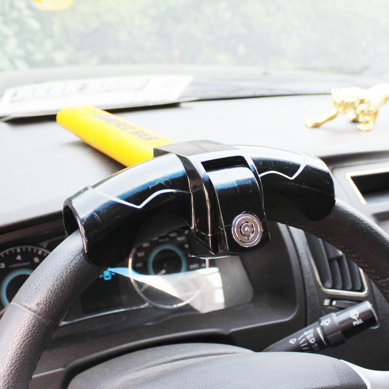 T-shaped car steering wheel lock